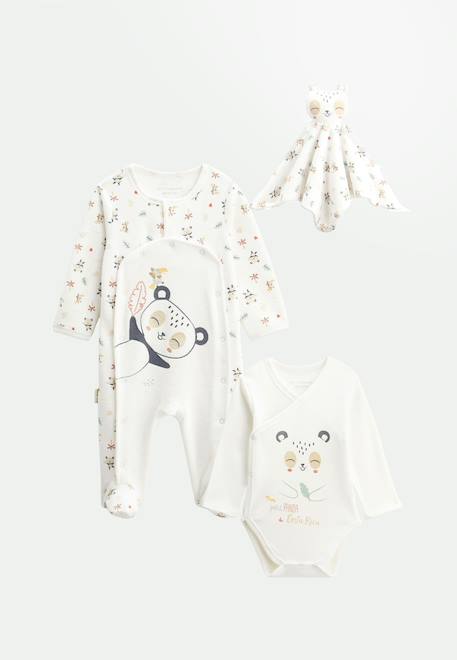 Pyjama Bébé 2 Pièces Puka Puka – Petit Béguin, Grenouillère Séparable Avec Pieds, 95% Coton OEKO-TEX