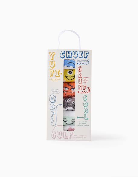 Pack 6 paires de chaussettes Blanc 3 - vertbaudet enfant 