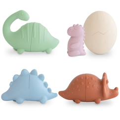 Jouet-Premier âge-Lot de 4 jouets de bain dino