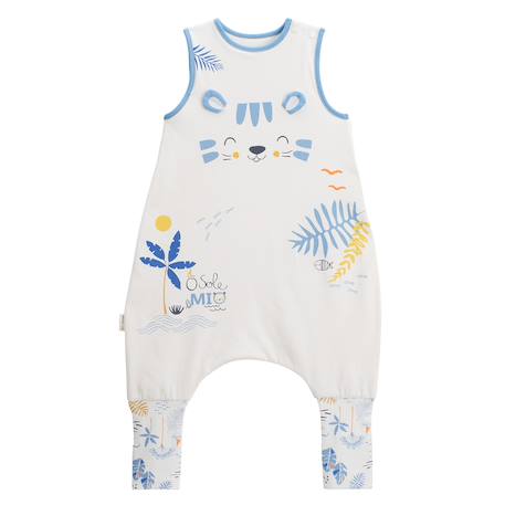 Turbulette d'été avec pieds retroussables biscarosse Ecru 1 - vertbaudet enfant 