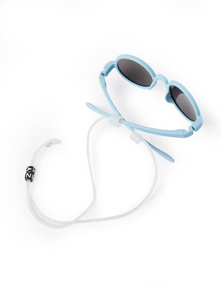 Lunettes de soleil rondes uv400 ultra flexibles Bleu clair 2 - vertbaudet enfant 