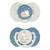 Lot de 2 sucettes dynamique lovi nuit & jour Bleu+Rose 1 - vertbaudet enfant 