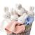 Doudou plat miffy Bleu, blanc 2 - vertbaudet enfant 
