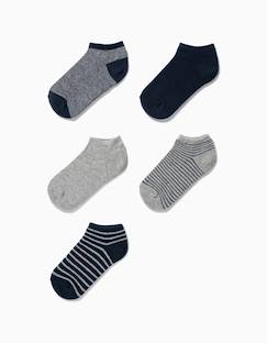 -Pack 5 paires de socquettes unies/rayées