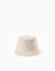 Chapeau en sergé Beige clair 1 - vertbaudet enfant 