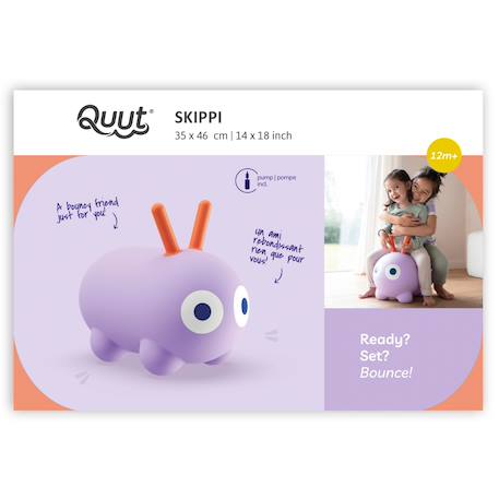 Ballon sauteur skippi Vert d'eau, rouge+Violet, rouge 12 - vertbaudet enfant 