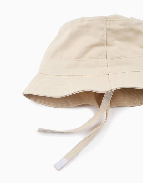 Chapeau en sergé Beige clair 2 - vertbaudet enfant 