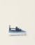 Chaussures bateau Beige+Bleu foncé 5 - vertbaudet enfant 