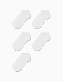 Pack 5 paires de socquettes unies  - vertbaudet enfant