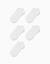 Pack 5 paires de socquettes unies Blanc 1 - vertbaudet enfant 