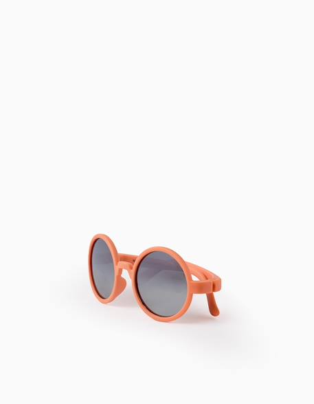 Lunettes de soleil rondes uv400 ultra flexibles Orange 1 - vertbaudet enfant 