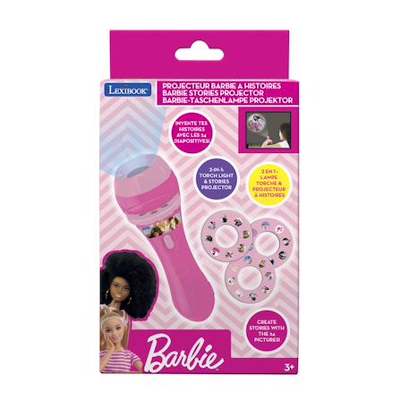 Projecteur à histoires et lampe torche barbie Rose 5 - vertbaudet enfant 