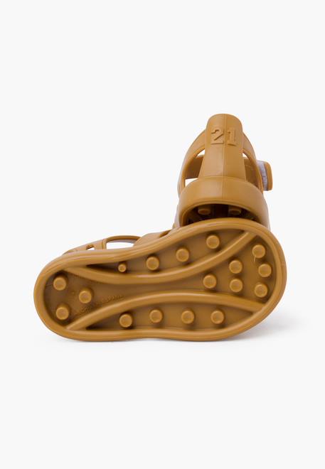 Sandales plastique à fermeture scratch tobby solid Ivoire+Menthe+Moutarde+Océan+Rose pâle+Vanille 15 - vertbaudet enfant 