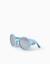 Lunettes de soleil rondes uv400 ultra flexibles Bleu clair 1 - vertbaudet enfant 