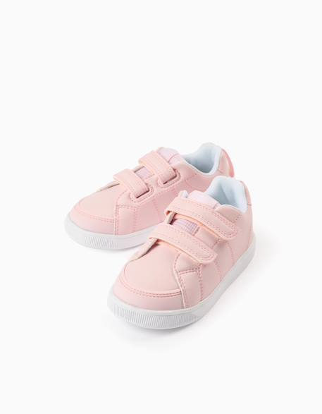 Baskets avec fermeture à scratch Rose clair 3 - vertbaudet enfant 