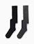 Pack 2 collants uni/rhombes Multicolore 1 - vertbaudet enfant 