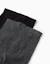 Pack 2 collants uni/rhombes Multicolore 2 - vertbaudet enfant 