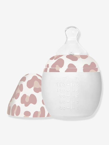 Biberon BibRond 150 ml ELHEE blanc imprimé+rose imprimé 4 - vertbaudet enfant 