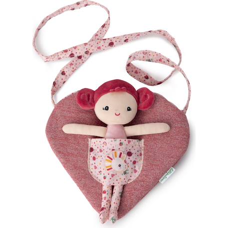 Poupée souple et sac Rose, écru 1 - vertbaudet enfant 