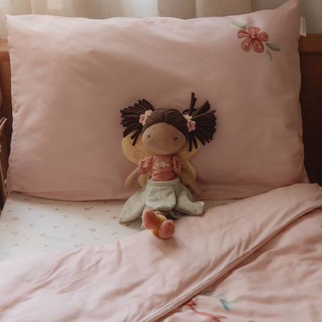 Drap housse lit bébé forest treasures (60 x 120 cm) Blanc, bleu+Blanc, rose+Bleu+Rose 11 - vertbaudet enfant 