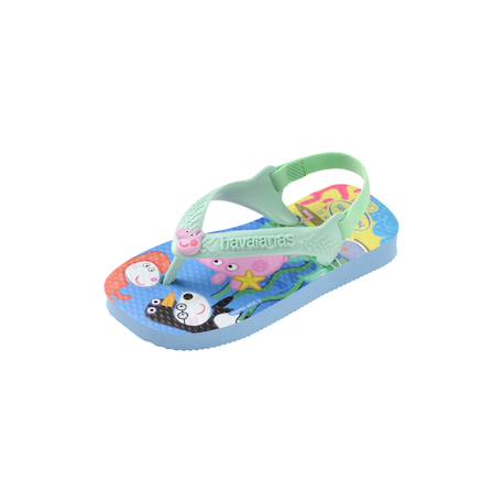 Tongs enfant Peppa Pig Beige+Blanc blanc+Bleu lavender+Crème+Rose 11 - vertbaudet enfant 