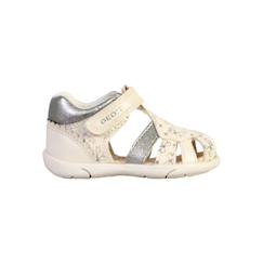 Chaussures-Sandales en cuir  à scratch