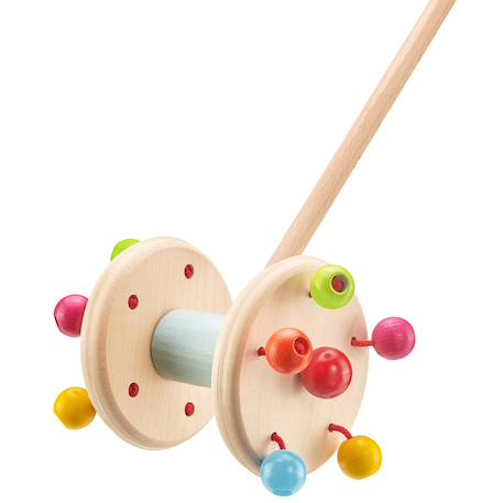 Jouet à pousser roller Beige 1 - vertbaudet enfant 