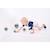4 balles réfléchissantes multicolores Gris 5 - vertbaudet enfant 