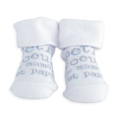 -Chaussettes pour bébé - petit coeur