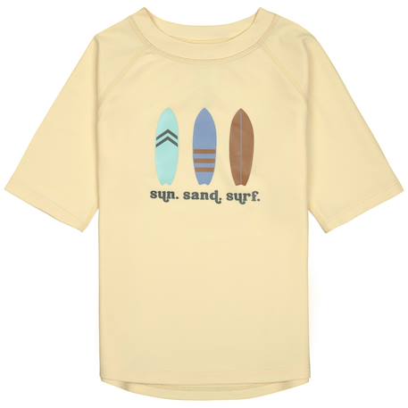 Bébé-T-shirt, sous-pull-T-shirt-T-shirt anti-uv planches de surf vanille (19-24 mois)