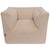 Fauteuil pouf enfant Beige+Beige, écru 1 - vertbaudet enfant 