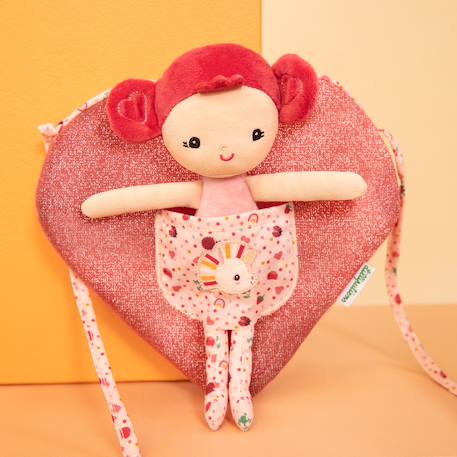 Poupée souple et sac Rose, écru 2 - vertbaudet enfant 
