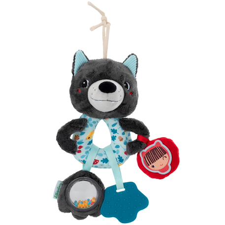Anneaux multiactivités à suspendre louis Gris, bleu, rouge 1 - vertbaudet enfant 