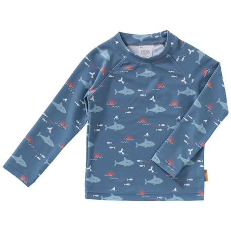 Bébé-T-shirt, sous-pull-T-shirt-Tee-shirt anti-uv manches longues shark (1-2 ans)