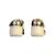 Sandales en cuir à scratch Blanc argent 4 - vertbaudet enfant 