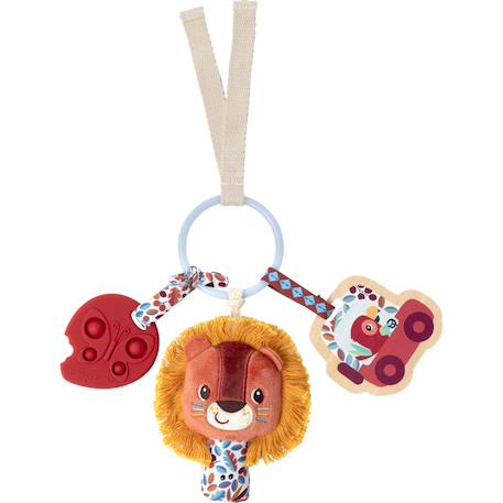 Jeu d'activités à suspendre Orange, jaune, bleu+Rose, bleu, jaune 1 - vertbaudet enfant 