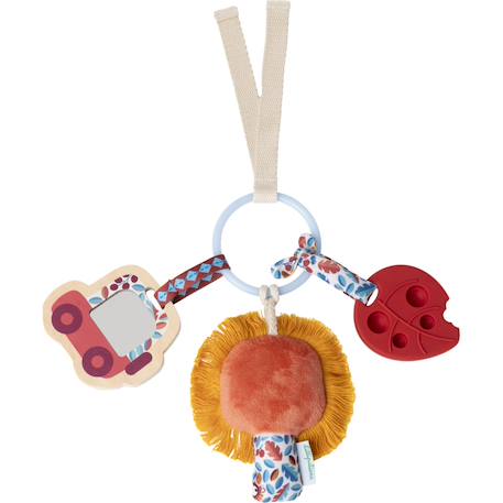 Jeu d'activités à suspendre Orange, jaune, bleu+Rose, bleu, jaune 2 - vertbaudet enfant 