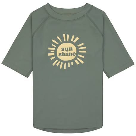 T-shirt anti-uv sunshine olive foncé (25-36 mois) Olive foncé 1 - vertbaudet enfant 