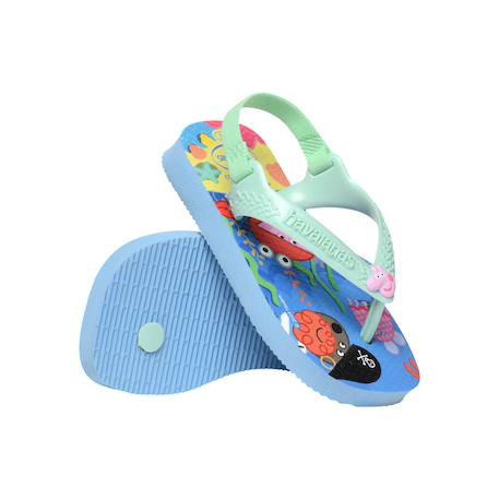 Tongs enfant Peppa Pig Beige+Blanc blanc+Bleu lavender+Crème+Rose 12 - vertbaudet enfant 