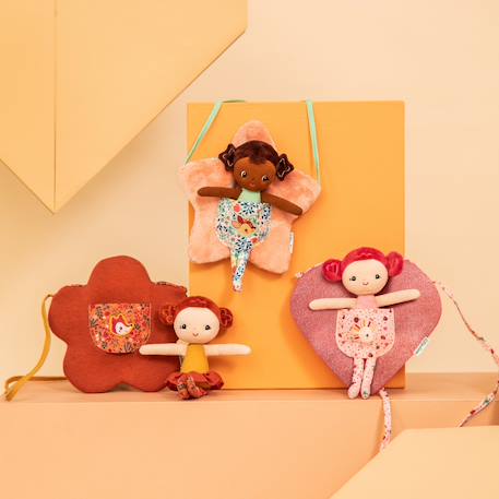 Poupée souple et sac Rose, écru 3 - vertbaudet enfant 