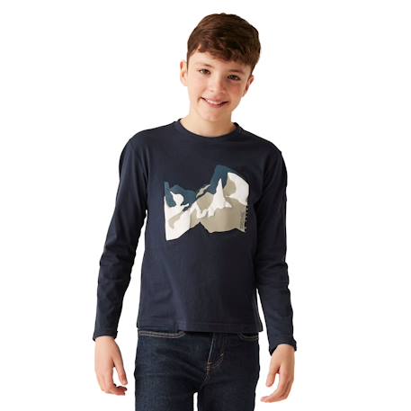 T-shirt wenbie coton wenbie iii Bleu marine 4 - vertbaudet enfant 
