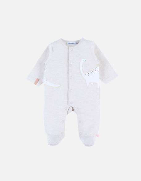 Pyjama bébé jersey Ecru 5 - vertbaudet enfant 