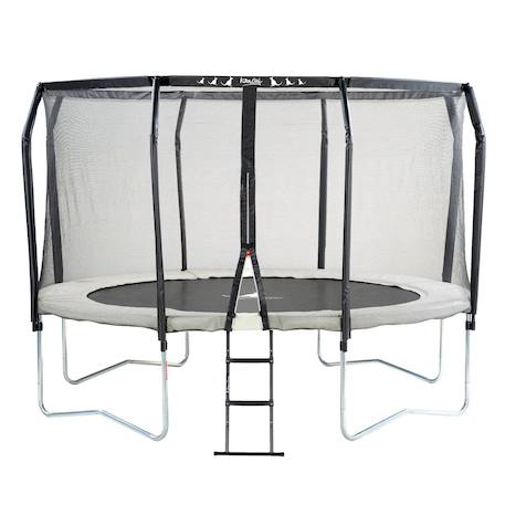 Trampoline premium ø 360?cm avec filet de sécurité + échelle - famili 360 Beige 1 - vertbaudet enfant 