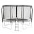 Trampoline premium ø 360?cm avec filet de sécurité + échelle - famili 360 Beige 1 - vertbaudet enfant 