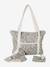 Sac à langer poupon personnalisable en gaze de coton Retro Flower+Vintage 1 - vertbaudet enfant 