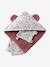 Set cape de bain + gant + lingettes poupon en gaze de coton Petites Fleurs+Rétro Flower 2 - vertbaudet enfant 