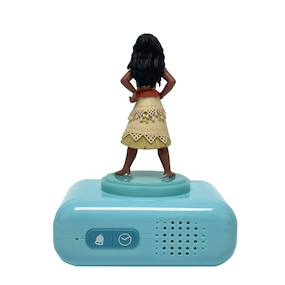 Lexibook – Réveil Veilleuse Vaiana – LCD Rétro-éclairé – 6 Sons/Sonneries – Snooze – Piles AA – Dès 3 Ans