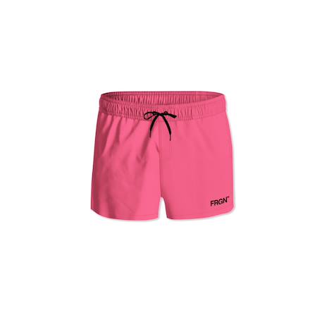 Short de bain court  avec doublure ecoo Rose fluo 1 - vertbaudet enfant 