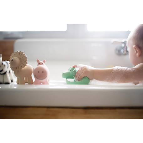 Lion en caoutchouc naturel Beige 4 - vertbaudet enfant 