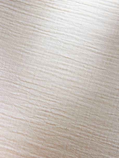Drap-housse coton biologique table à langer céleste Blanc moyen uni 2 - vertbaudet enfant 